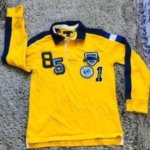 Tommy Hilfiger long sleeve polo Tshirt size medium 8-10
